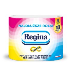 Regina Papier toaletowy najdłuższe rolki 4 rolki
