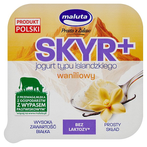 Maluta Skyr+ Jogurt typu islandzkiego waniliowy 200 g