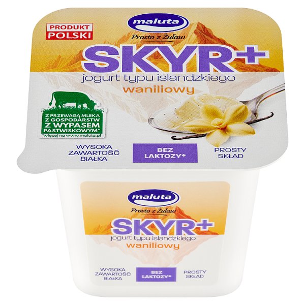 Maluta Skyr+ Jogurt typu islandzkiego waniliowy 200 g