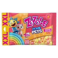 Zozole XXL Home Pets Mix żelków o smaku pomarańczowym truskawkowym i cytrynowym 145 g