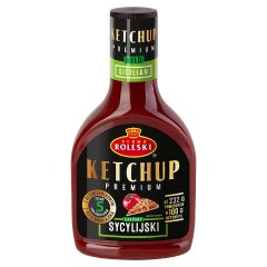 Firma Roleski Ketchup premium łagodny sycylijski do pizzy 465 g