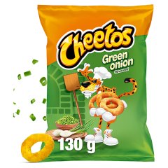 Cheetos Chrupki kukurydziane o smaku zielonej cebulki 130 g