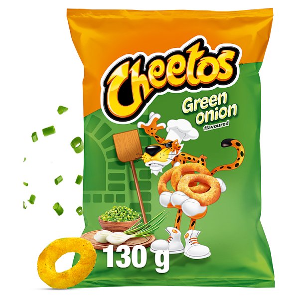 Cheetos Chrupki kukurydziane o smaku zielonej cebulki 130 g