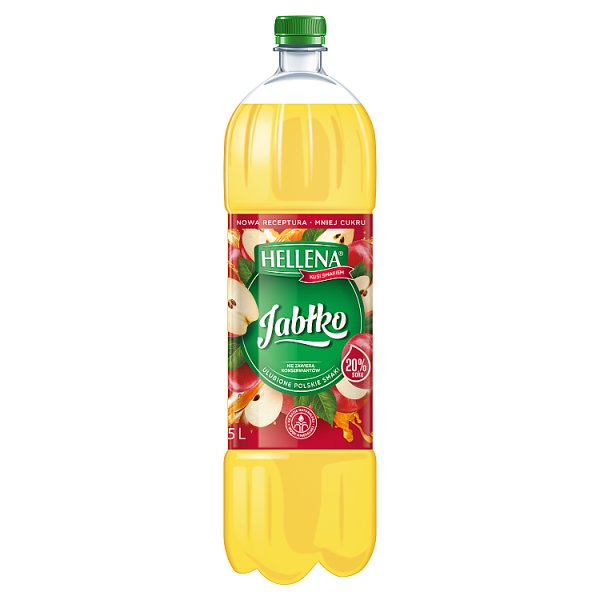 Napój ngaz Hellena jabłko doliczana jest kaucja 0,50 zł 
