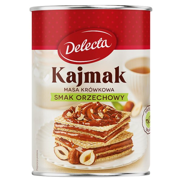 Delecta Kajmak masa krówkowa smak orzechowy 400 g