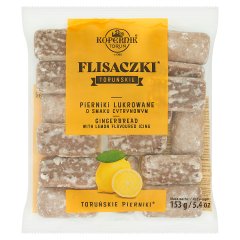 Kopernik Flisaczki toruńskie Pierniki lukrowane o smaku cytrynowym 153 g