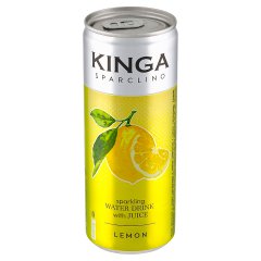 Kinga Sparclino Napój gazowany o smaku cytrynowym 250 ml