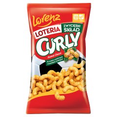 Curly Chrupki kukurydziane ze świeżo zmielonymi orzeszkami ziemnymi 120 g