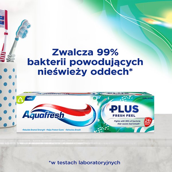 Aquafresh Plus Fresh Feel Pasta do zębów z fluorkiem 75 ml