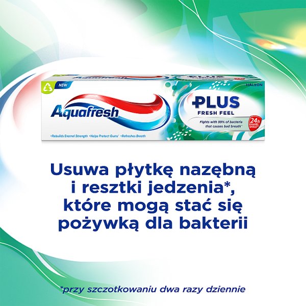 Aquafresh Plus Fresh Feel Pasta do zębów z fluorkiem 75 ml