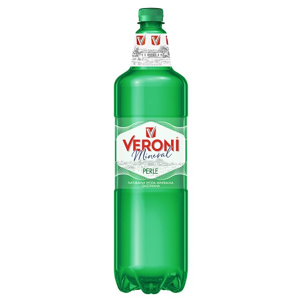 Woda gaz. Veroni Mineral Perle + kaucja 0,50 zł. 