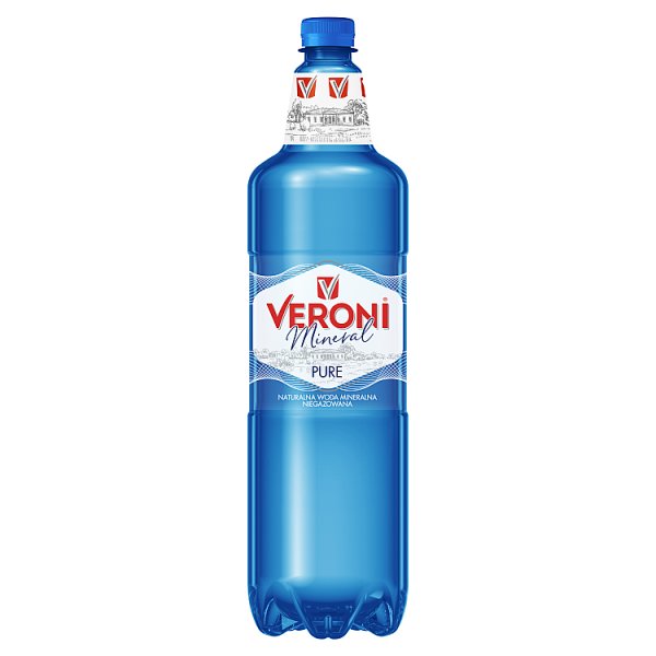 Veroni Mineral Pure Naturalna woda mineralna niegazowana 1,5 l