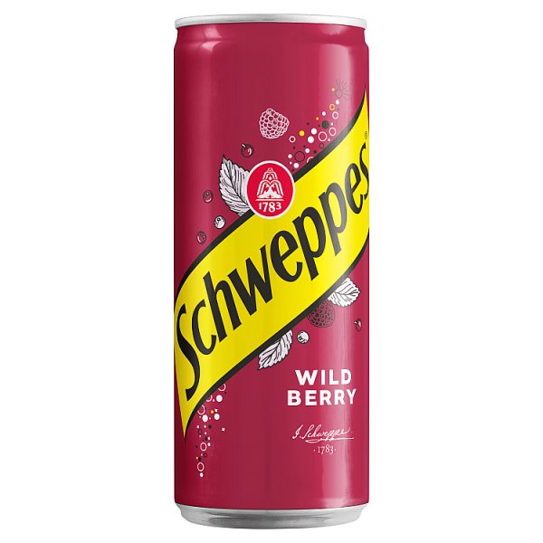 Napój gaz Schweppes Wild Berry + kaucja 0,50 zł 