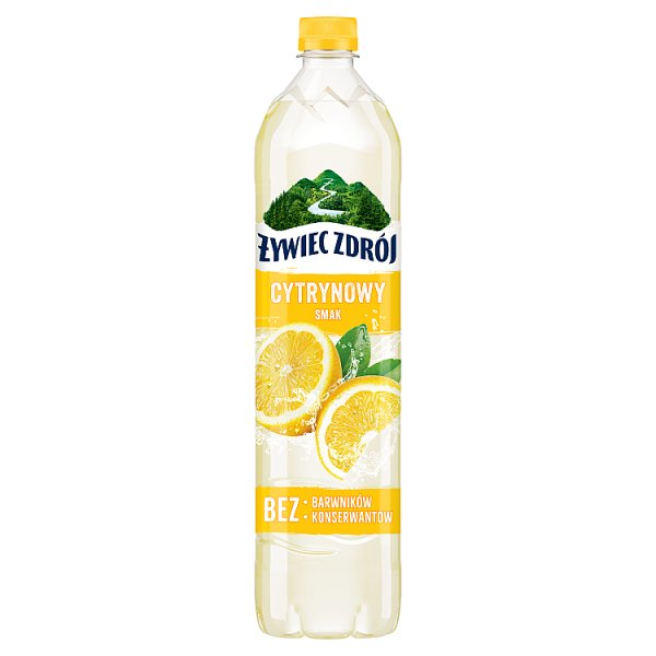 Napój ngaz Żywiec Zdrój z nutą cytryny z sokiem + kaucja 0,50 zł 