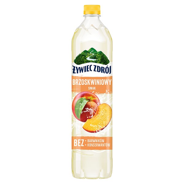 Napój ngaz Żywiec Zdrój z nutą brzoskwini z sokiem + kaucja 0,50 zł 
