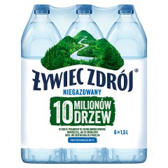 Woda ngaz Żywiec Zdrój źród 6x1,5l do ceny doliczana jest kaucja 3 zł 