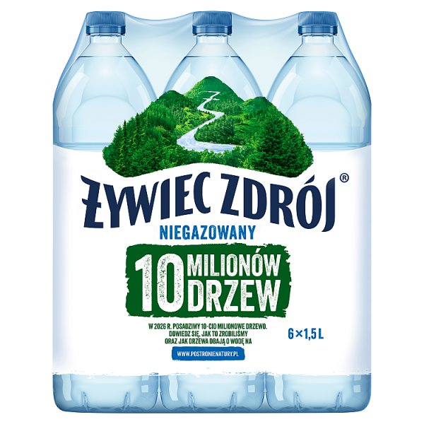 Woda ngaz Żywiec Zdrój źród 6x1,5l do ceny doliczana jest kaucja 3 zł 