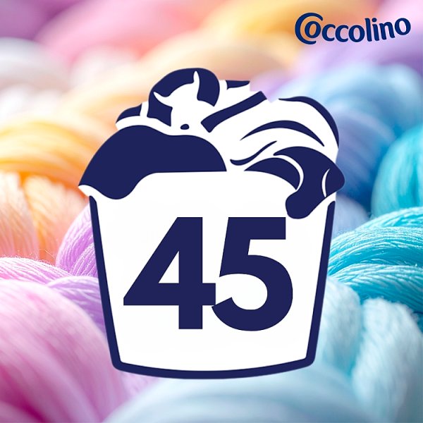 Coccolino Żel do prania kolorowych tkanin 1,8 l (45 prań)