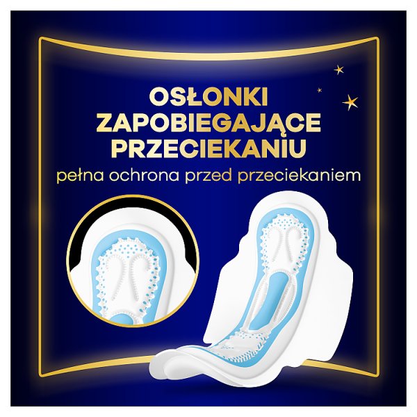 Always Maxi Podpaski Ze Skrzydełkami Secure Night (Rozmiar 4) 8 Podpaski