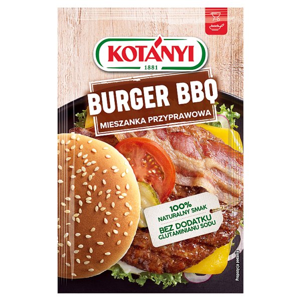 Kotányi Mieszanka przyprawowa burger BBQ 25 g