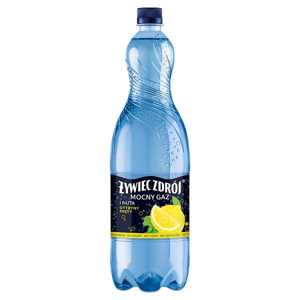 Napój mgaz Żywiec Zdrój z nutą cytryny-mięty + kaucja 0,50 zł 
