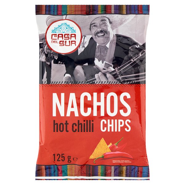 Casa Del Sur Nachos o smaku chili 125 g