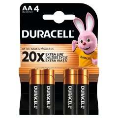 Duracell AA LR6 / MN1500 1,5 V/B Baterie alkaliczne 4 sztuki
