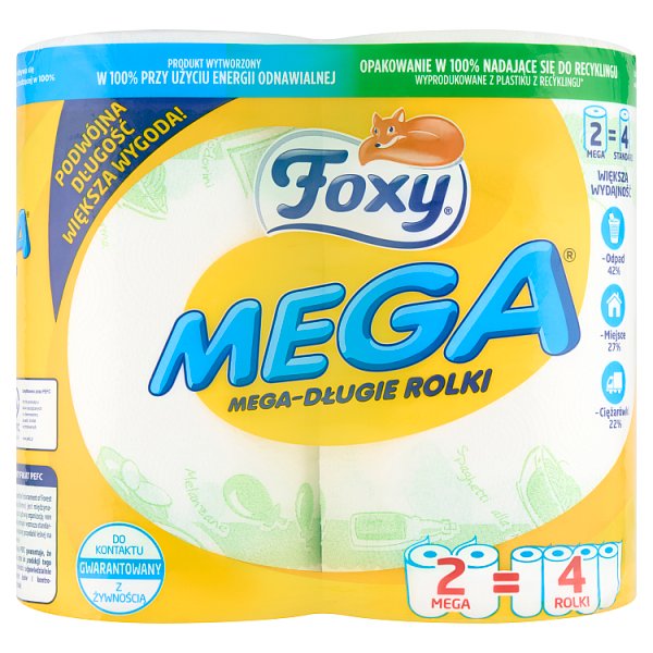 Foxy Mega Ręcznik kuchenny 2 rolki