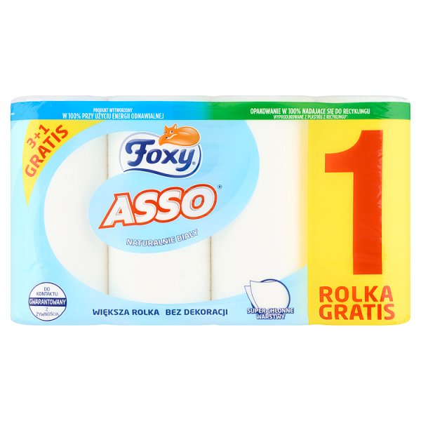 Foxy Asso Ręcznik kuchenny 4 rolki