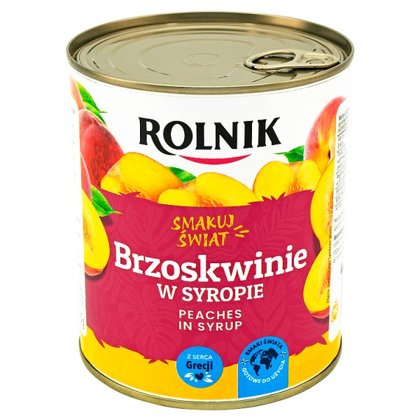 Rolnik Brzoskwinie w syropie 820 g
