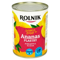 Rolnik Ananas plastry 560 g