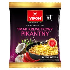 Vifon Zupa błyskawiczna z chili smak krewetkowy pikantny 70 g