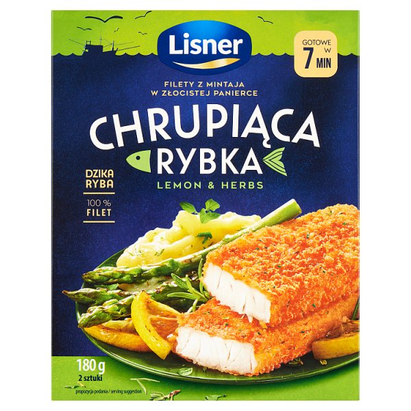 Danie Lisner Chrupiąca Rybka Lemon &amp; Herbs 