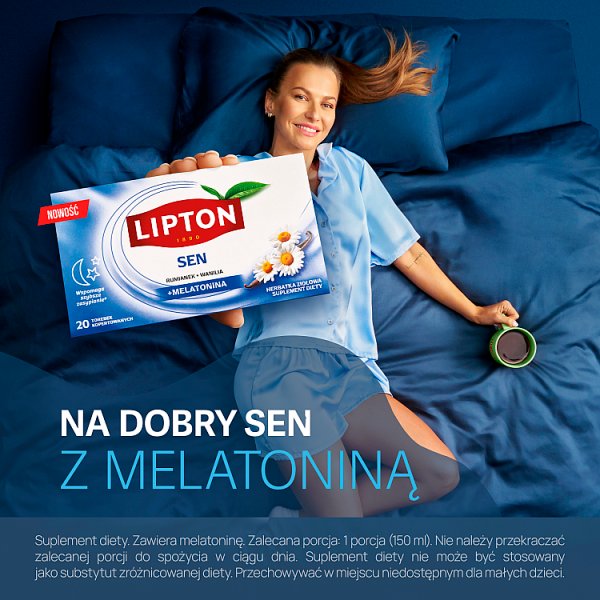 Lipton Sen Herbatka ziołowa sen 34 g (20 torebek)