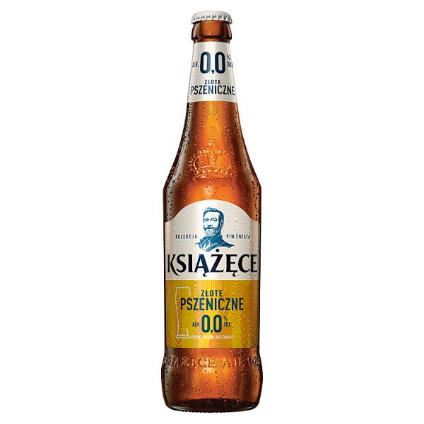 Piwo Książęce Złote Pszeniczne 0% +kaucja 1 zł 