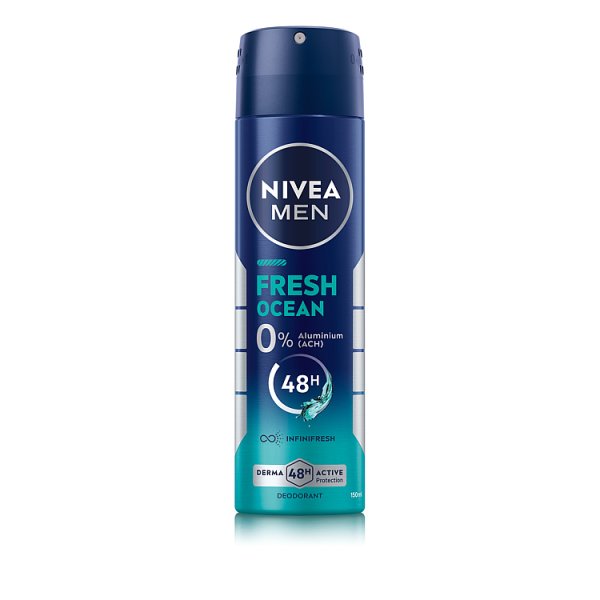 Nivea MEN Fresh Ocean Dezodorant Spray 150 ml