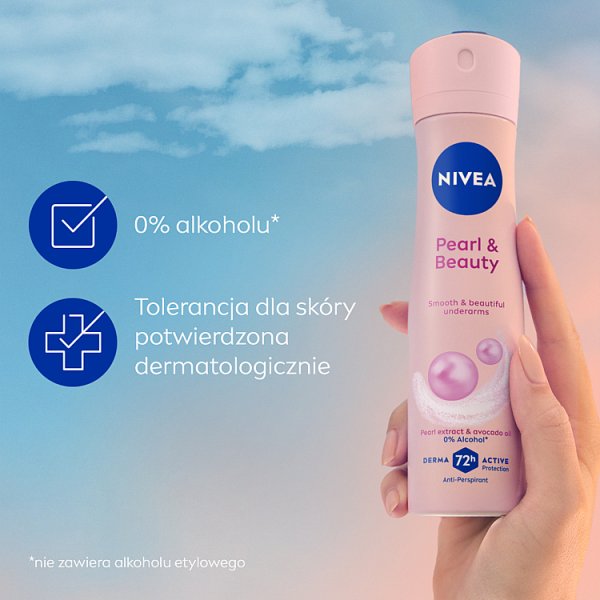 Nivea Pearl &amp; Beauty Antyperspirant w spray'u, 150 ml
