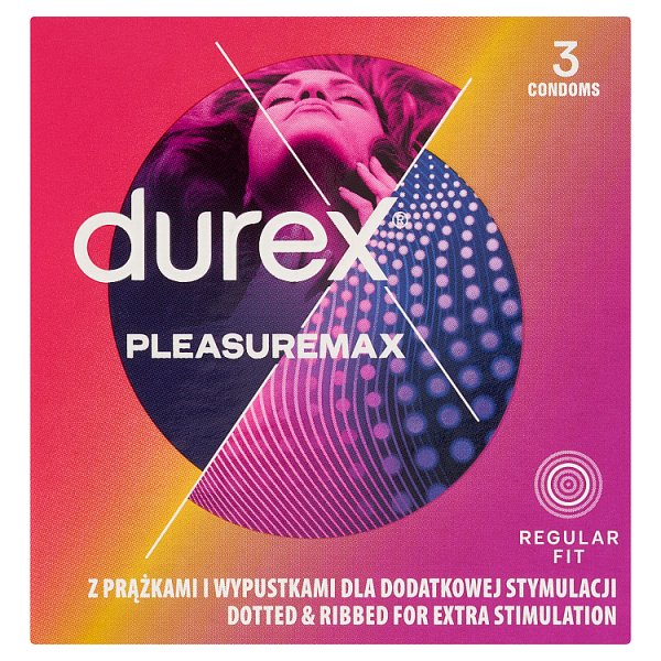 Durex Pleasuremax Prezerwatywy 3 sztuki