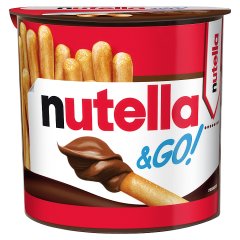 Nutella & Go! Krem do smarowania z orzechami laskowymi i kakao oraz chrupiące paluszki 52 g