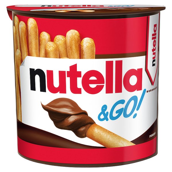 Nutella &amp; Go! Krem do smarowania z orzechami laskowymi i kakao oraz chrupiące paluszki 52 g