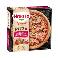 Hortex Pizza z szynką i pieczarkami 345 g