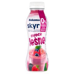 Bakoma Skyr jogurt pitny typu islandzkiego owoce leśne 300 g