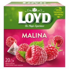 Loyd Herbatka owocowa aromatyzowana malina 54 g (20 x 2,7 g)