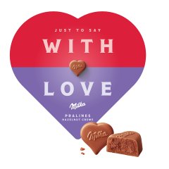 Milka Czekoladki mleczne z nadzieniem z orzechów laskowych 165 g