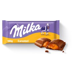 Milka Caramel czekolada mleczna z karmelem - 90 g