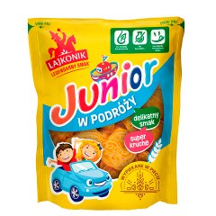Lajkonik Junior W Podróży Drobne pieczywo słodko-słone 100 g
