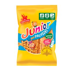Lajkonik Junior Paluszki o smaku waniliowym 60 g