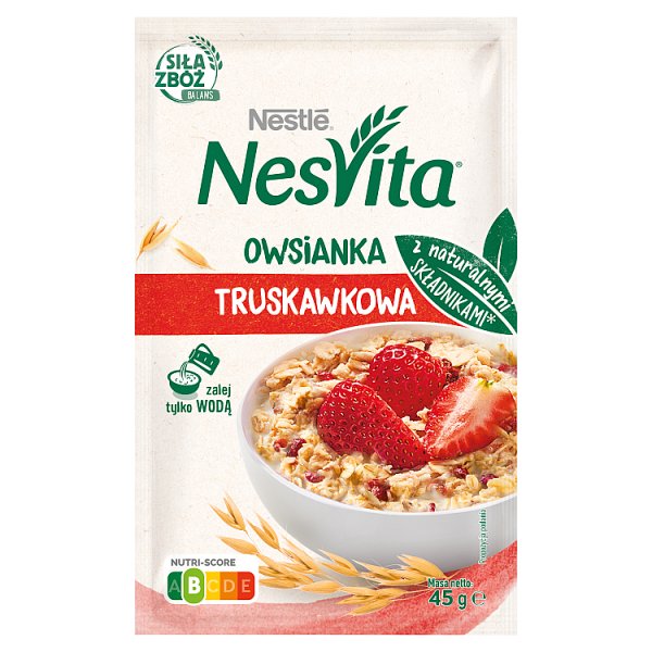 NesVita Owsianka truskawkowa 45 g