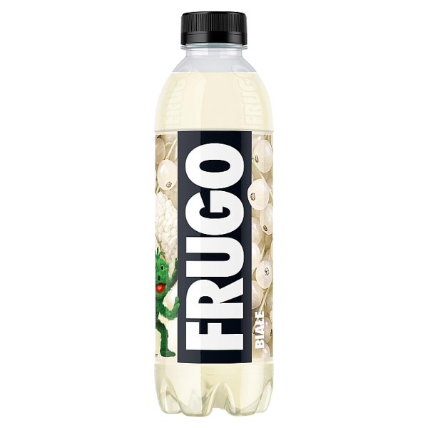 Frugo Białe Napój wieloowocowy niegazowany o smaku białej porzeczki i białej morwy 500 ml