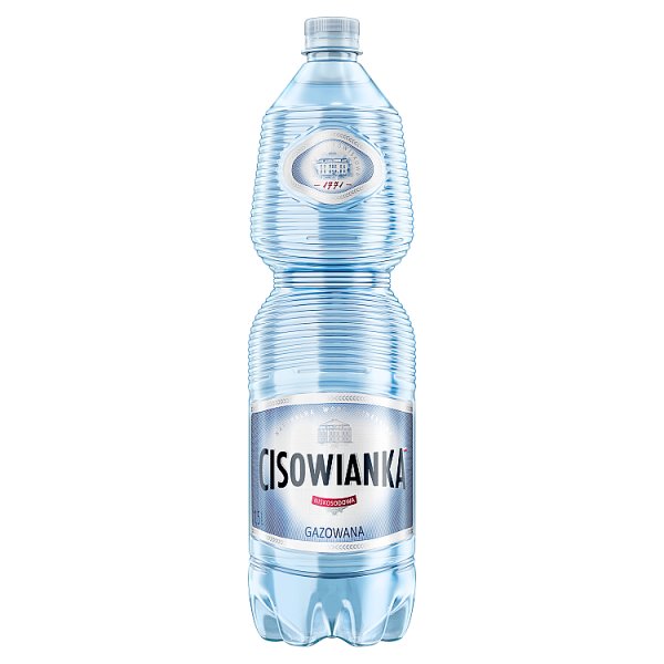 Cisowianka Naturalna woda mineralna gazowana niskosodowa 1,5 l